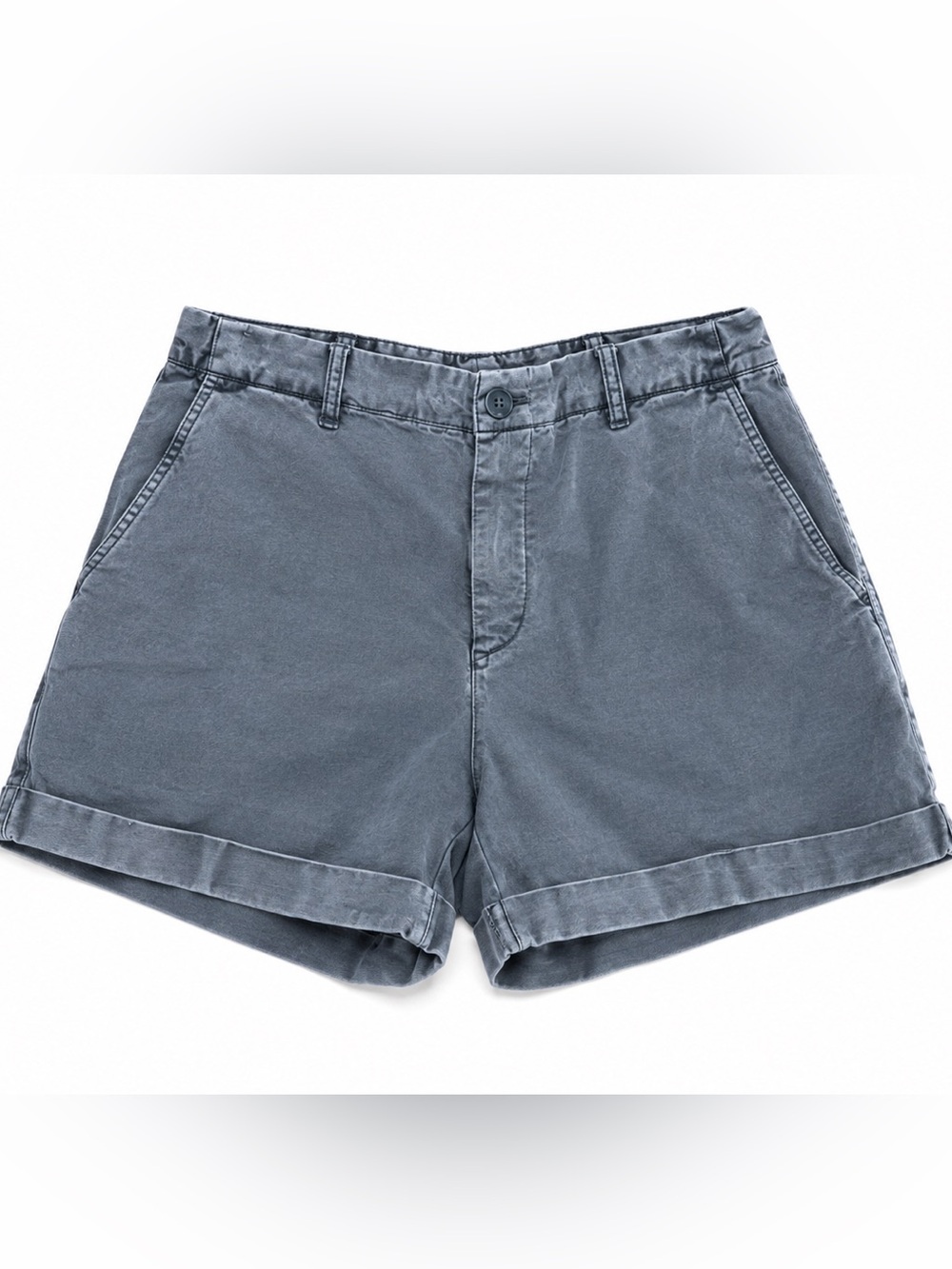 Old Navy Washed Slate Gray Roll-Hem Shorts